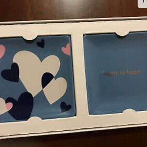 -Kate Spade blue  trinket dish set •